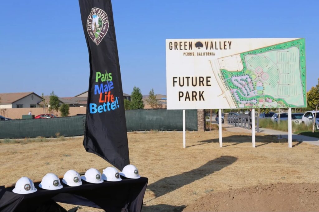 Perris breaks ground on 30-acre park in Green Valley